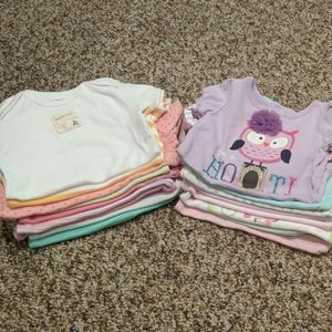 Bundle of baby onesies long/short sleeves